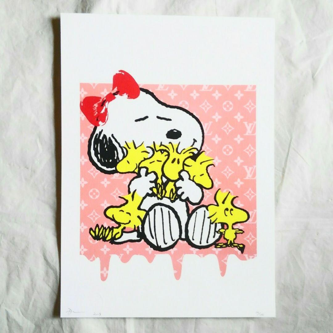 DEATH NYC スヌーピー ルイヴィトン アートポスター 極美品／未使用③