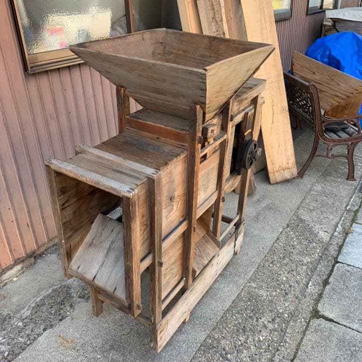 唐箕 木製の脱穀機 no.1 飛騨の農機具 - メルカリ