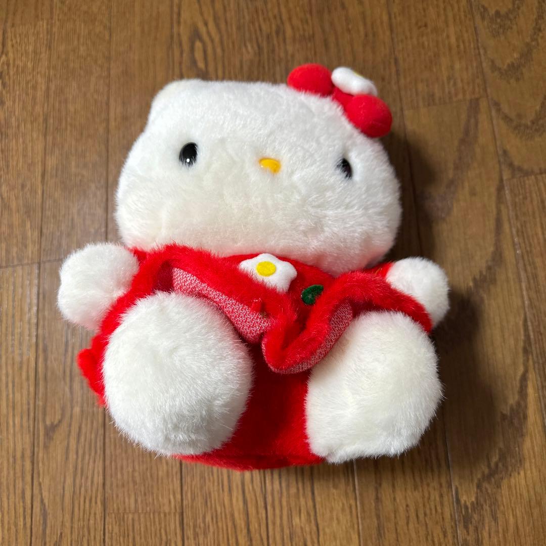 ハローキティ ぬいぐるみ レトロ - メルカリ