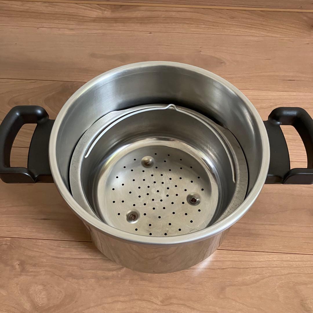 T-fal ティファール 圧力鍋 クリプソプルミエプラス ６L ガラス蓋 中かご