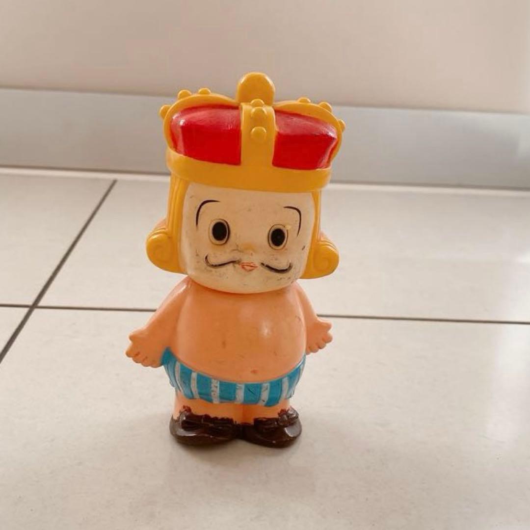 王様キャラクター ソフビ　昭和レトロ