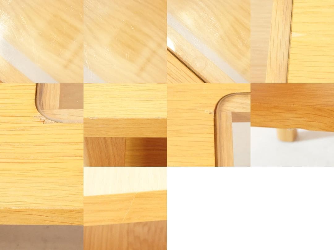 ウニコ シグネ オーク材 ローテーブル リビングテーブル 北欧スタイル カフェ風