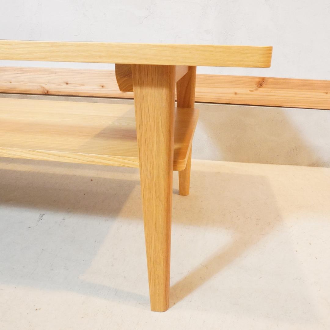 ウニコ シグネ オーク材 ローテーブル リビングテーブル 北欧スタイル カフェ風