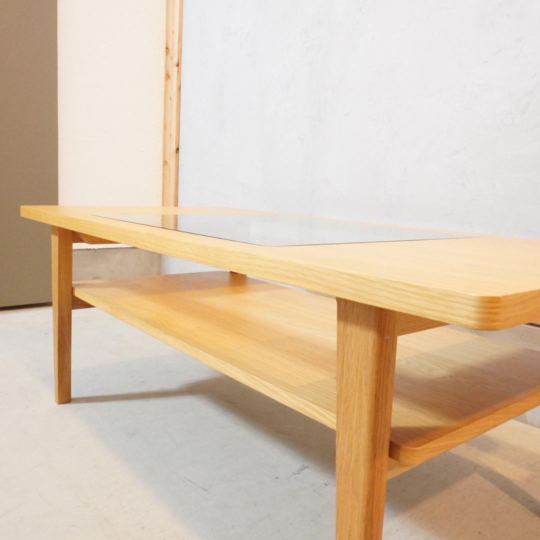 ウニコ シグネ オーク材 ローテーブル リビングテーブル 北欧スタイル カフェ風