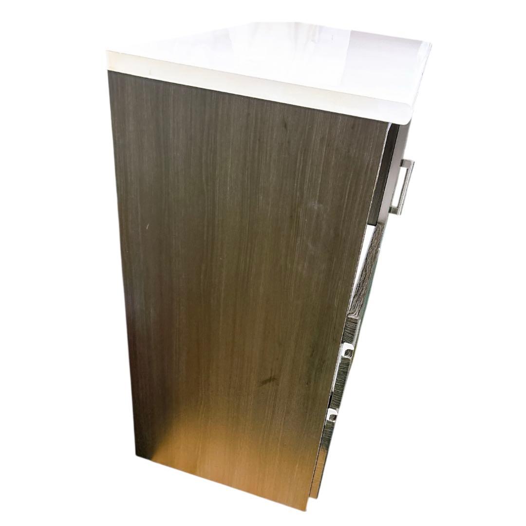 【送料設置込み】ニトリ キッチンボード ポスティア90 ブラック黒