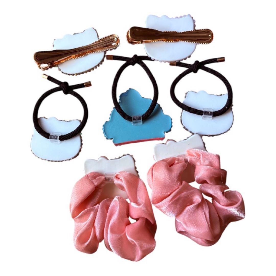 キラキラ☆ヘアアクセ7点セット