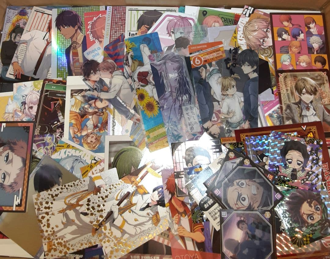 アニメグッズ シール・カード 大量 まとめ売り 1200点