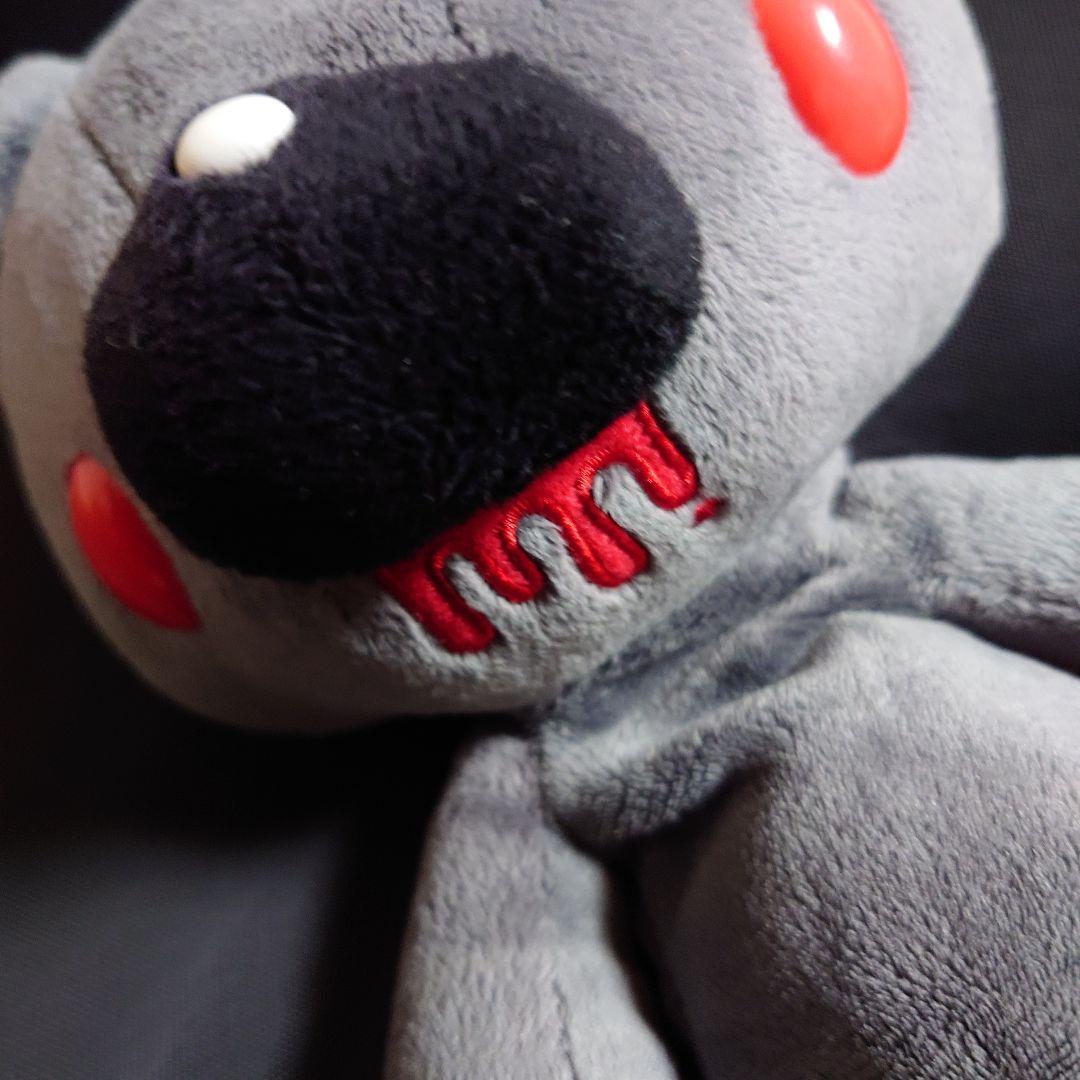 チャックスGP 繋グル～ミ～ まな板の熊ポーチ グレー ブラック