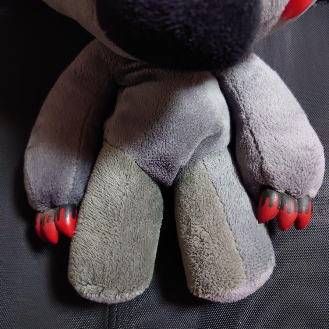 チャックスGP 繋グル～ミ～ まな板の熊ポーチ グレー ブラック