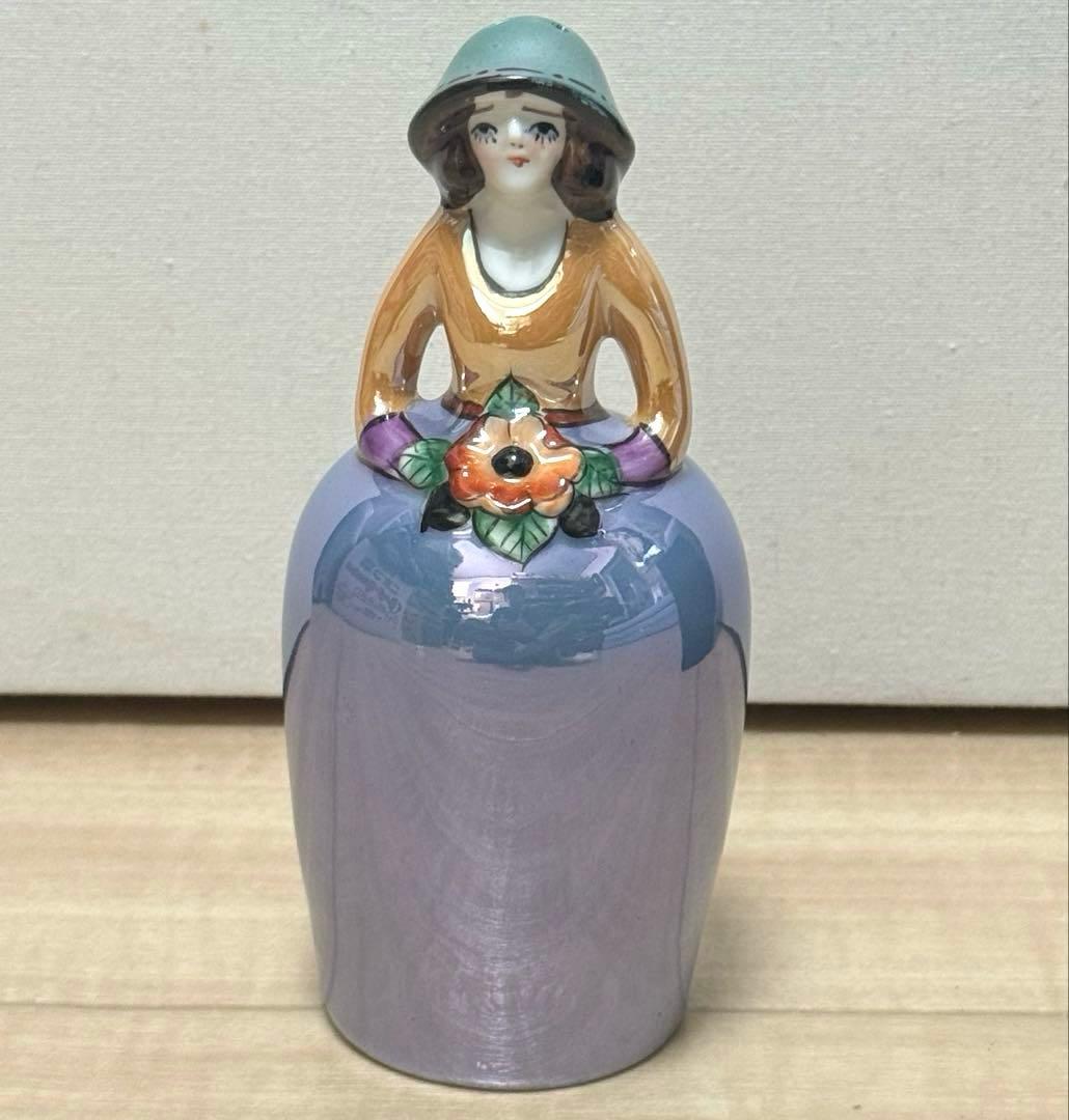 極美品 オールドノリタケ デコレディ シェーカー 大正ロマン 丸栄