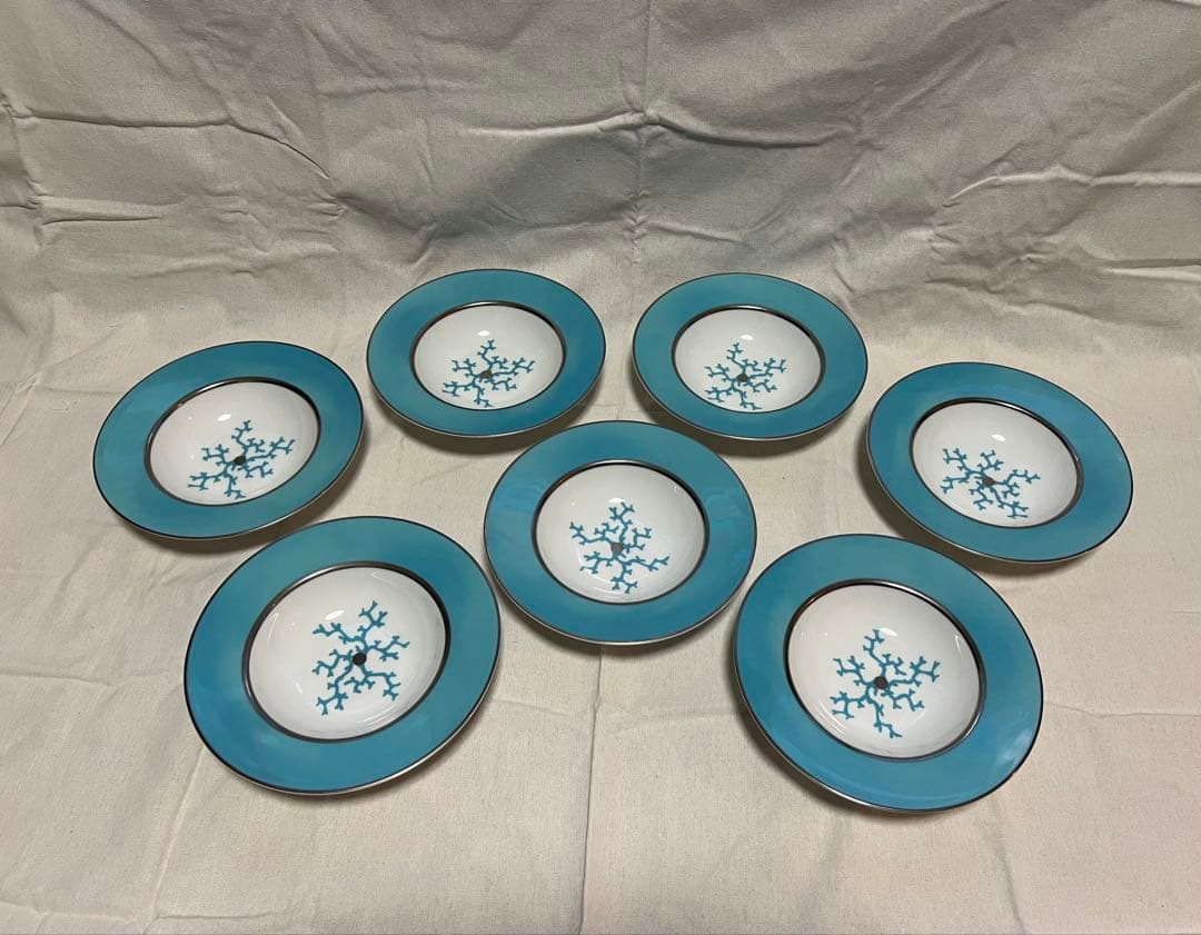 RAYNAUDレイノークリストバルシリーズスーププレート7枚セットF44