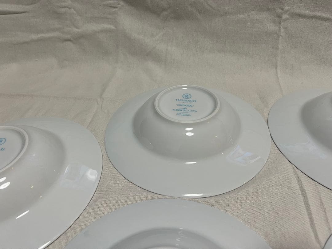 RAYNAUDレイノークリストバルシリーズスーププレート7枚セットF44