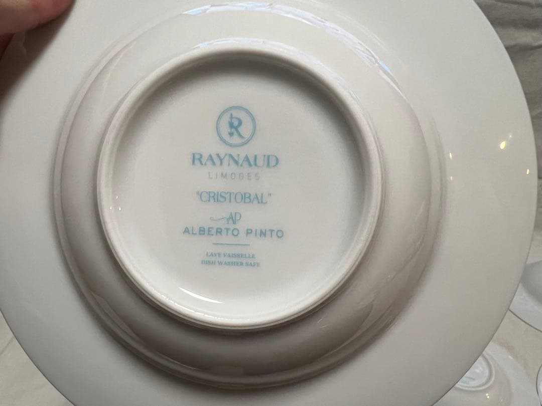 RAYNAUDレイノークリストバルシリーズスーププレート7枚セットF44