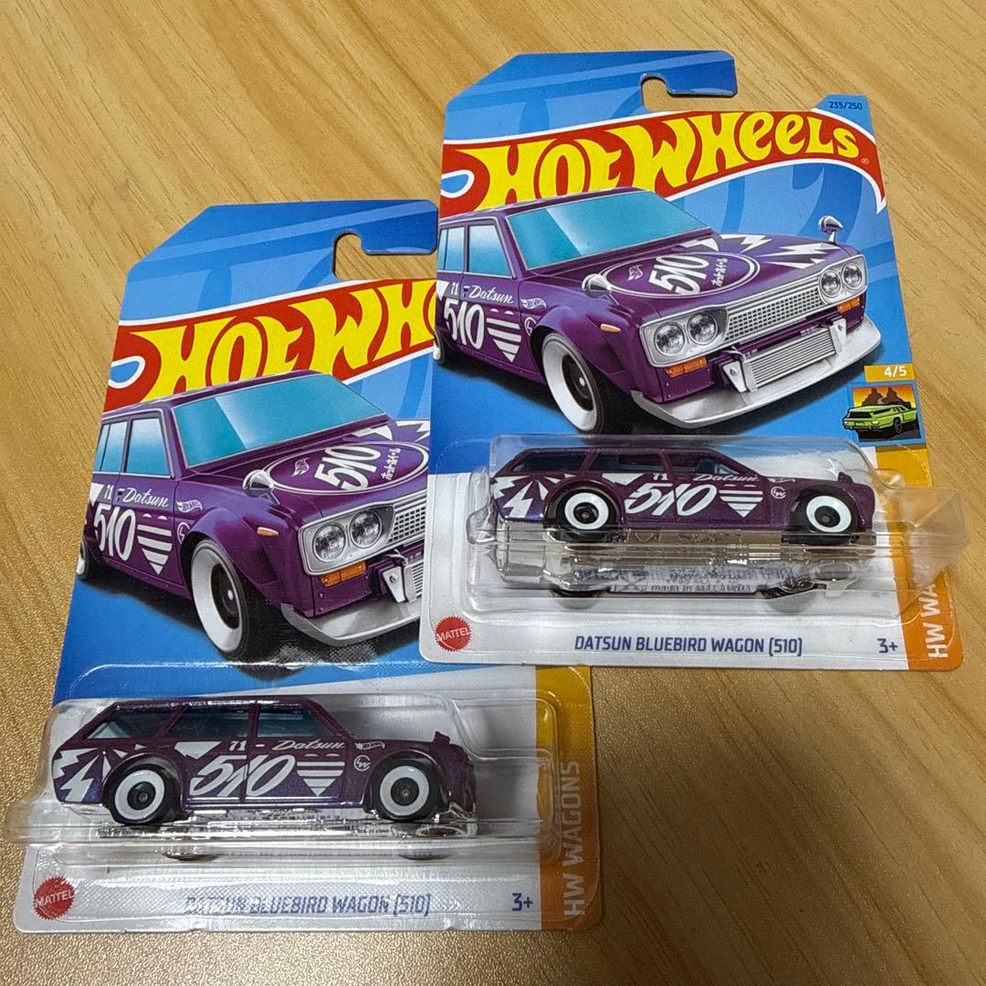 Pアソート ホットウィール ダットサン ブルーバード ワゴン 510 - メルカリ