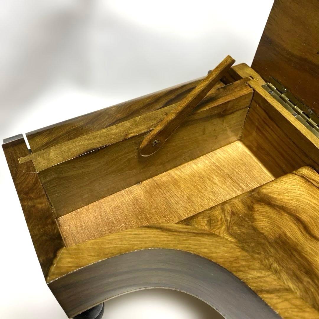 リュージュ　オルゴール　ピアノ型　モーツァルト　アンティーク