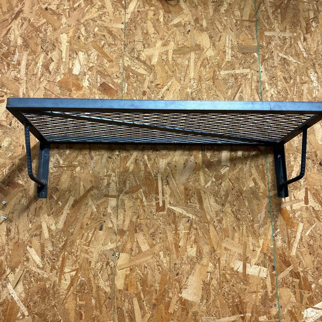 ※アイアンウォールシェルフ※ メタルメッシュ　インダストリアルスタイル