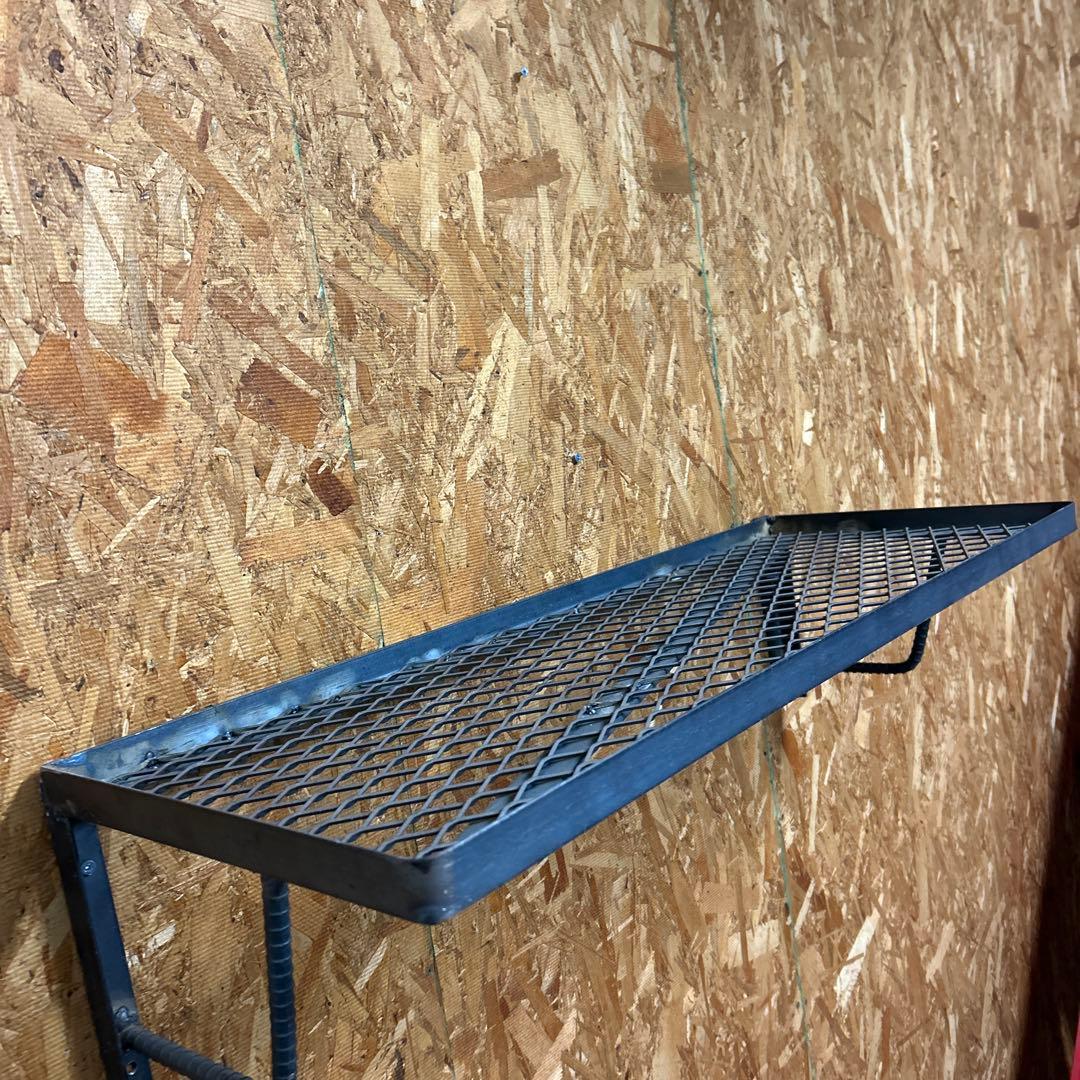 ※アイアンウォールシェルフ※ メタルメッシュ　インダストリアルスタイル