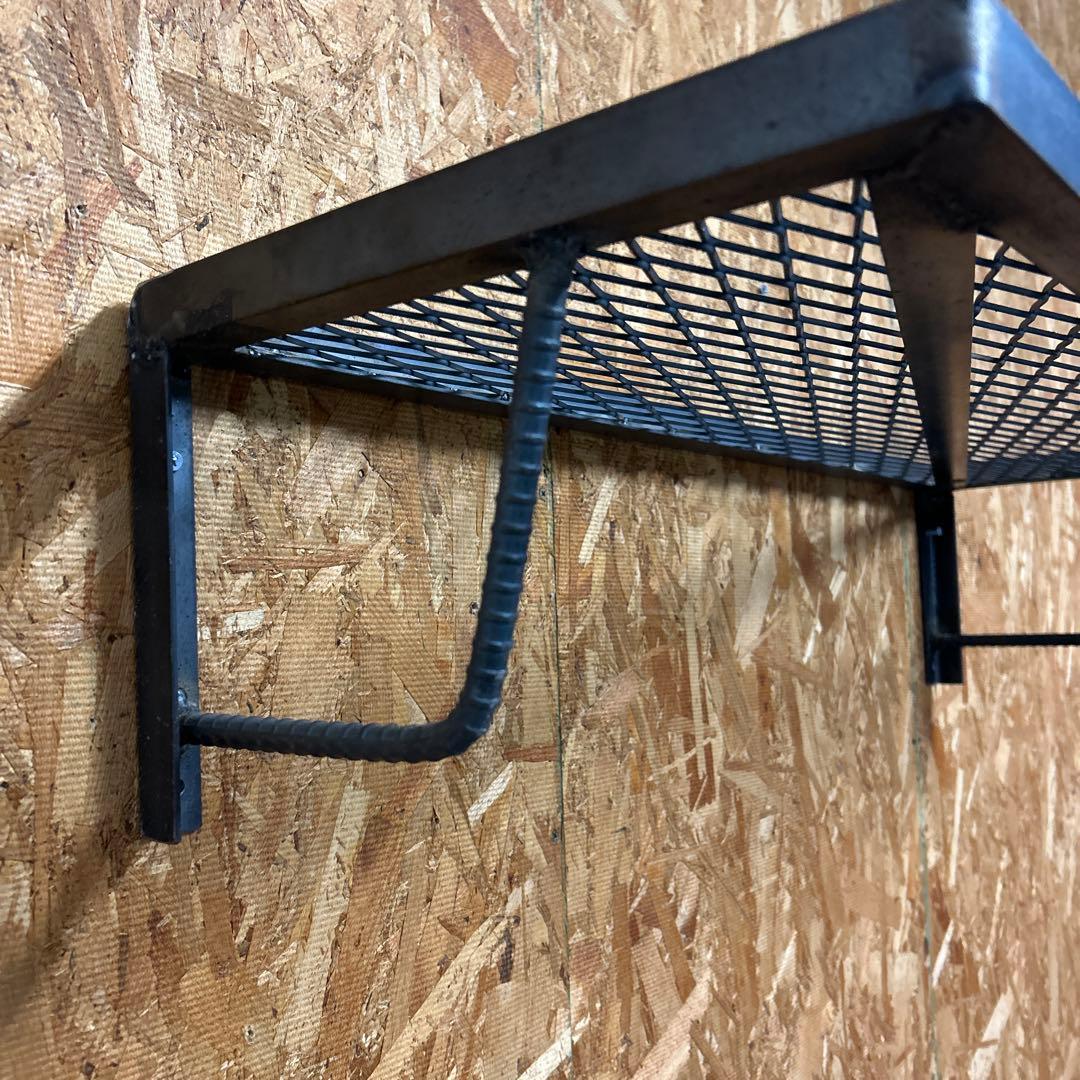 ※アイアンウォールシェルフ※ メタルメッシュ　インダストリアルスタイル