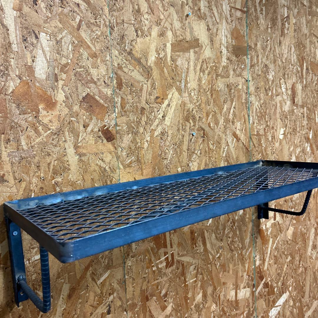 ※アイアンウォールシェルフ※ メタルメッシュ　インダストリアルスタイル