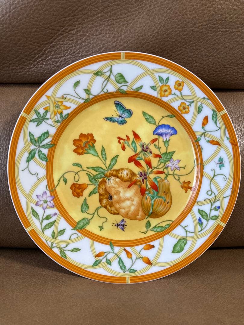 ②HERMES シエスタ エルメス 皿 LA SIESTA プレート 花 蝶 - メルカリ