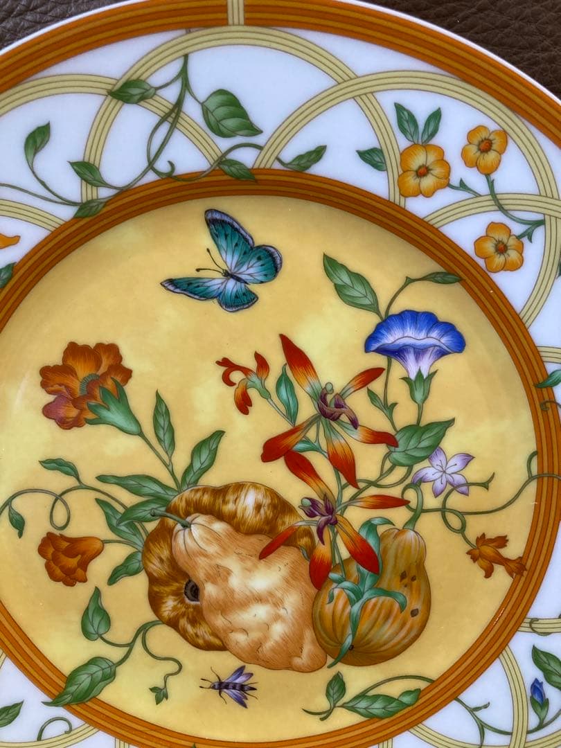 ②HERMES シエスタ エルメス 皿 LA SIESTA プレート 花 蝶 - メルカリ