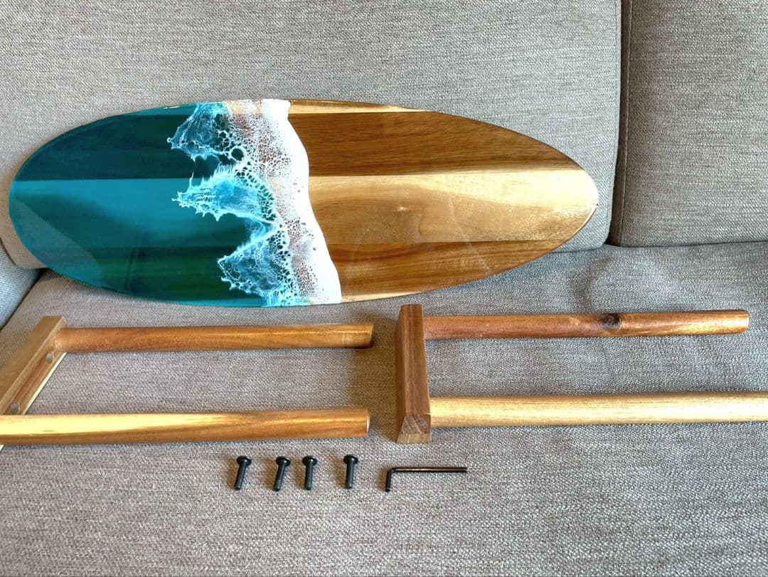 『海のサーフボードテーブル』♯サイドテーブル♯海♯海風インテリア