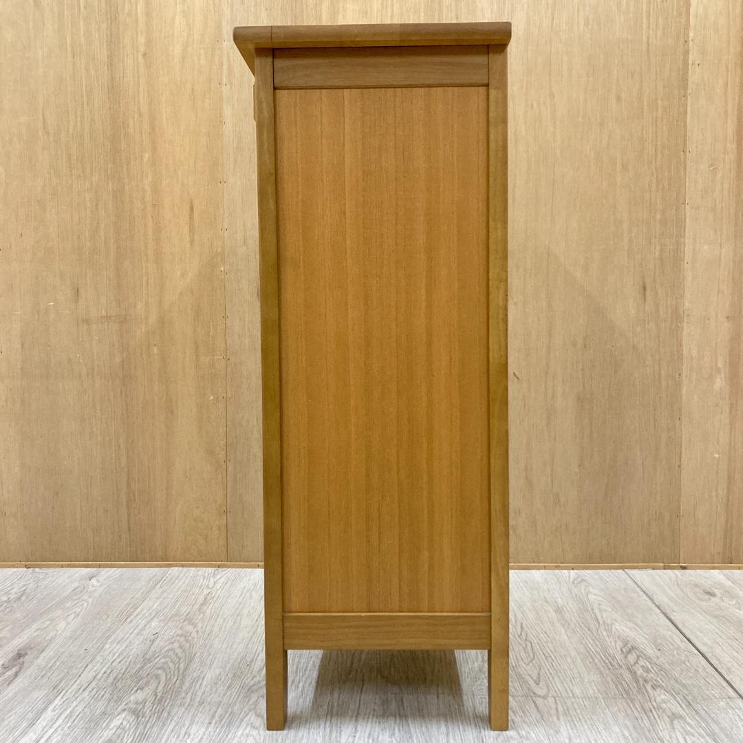 【カリモク】電話台　ラック　棚　花台　サイドチェスト　スリッパラック