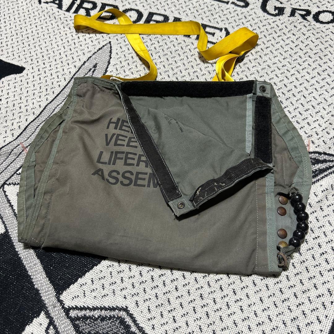 レア❗️米軍実物 ヘリコプター 救命具用 バッグ DLA-90