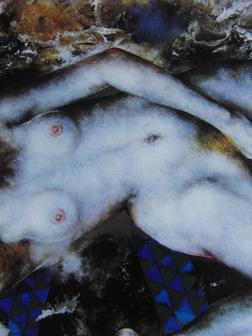 堺幹夫、【煌（きらめき）】、希少な額装用画集より、厳選、新品額装、マット額装付