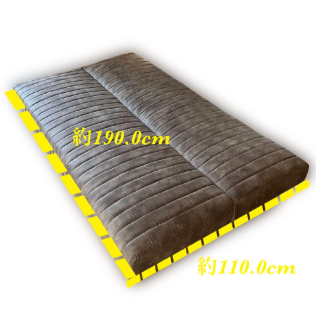 【香川手渡限定‼︎】未使用　ソファベッド　ロータイプ　＋脚付　3段階リクライニング