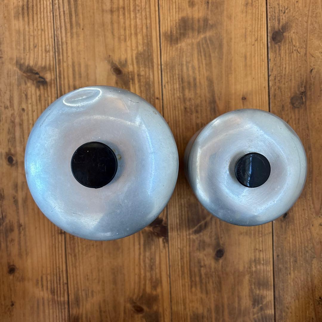 アメリカンヴィンテージ　アルミ製キャニスター2個セット