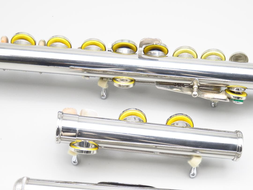 全タンポ＆ヘッド・コルク交換済　フルート　Nikkan　Eメカ付き