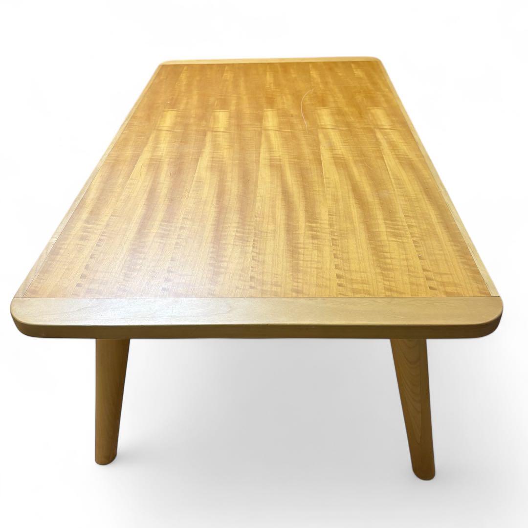 大川家具 センターテーブル　木製　天然木　ローテーブル　北欧　和室