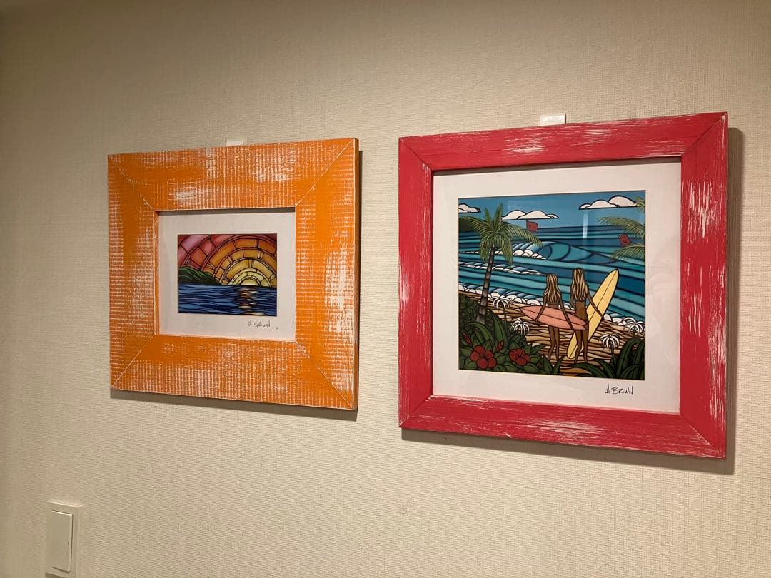 ヘザーブラウンHeather Brownアートフレーム セット ロンハーマン額縁