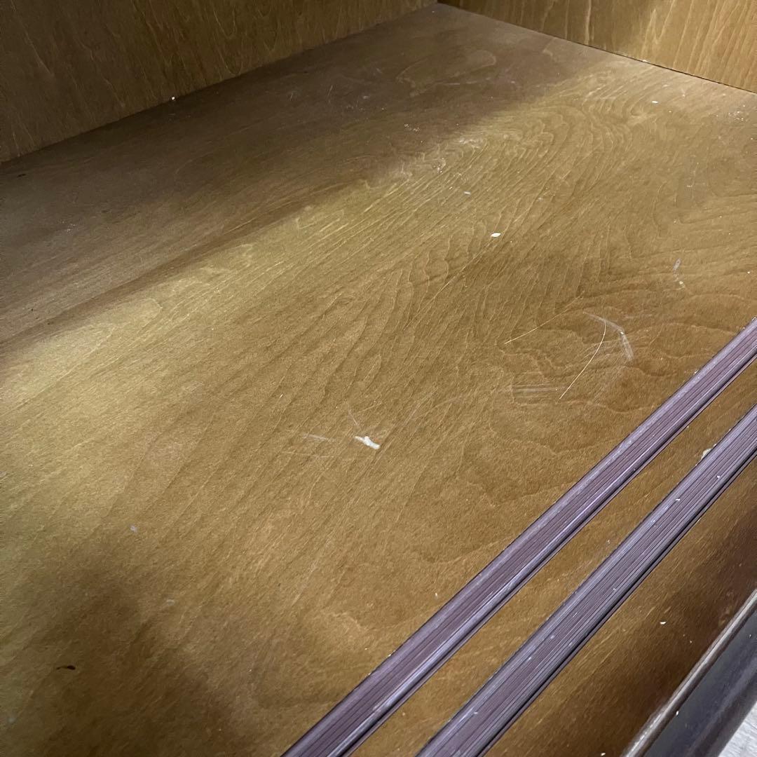 カリモク　KARIMOKU コロニアル　食器棚　水屋　オールド　レトロ　下部分