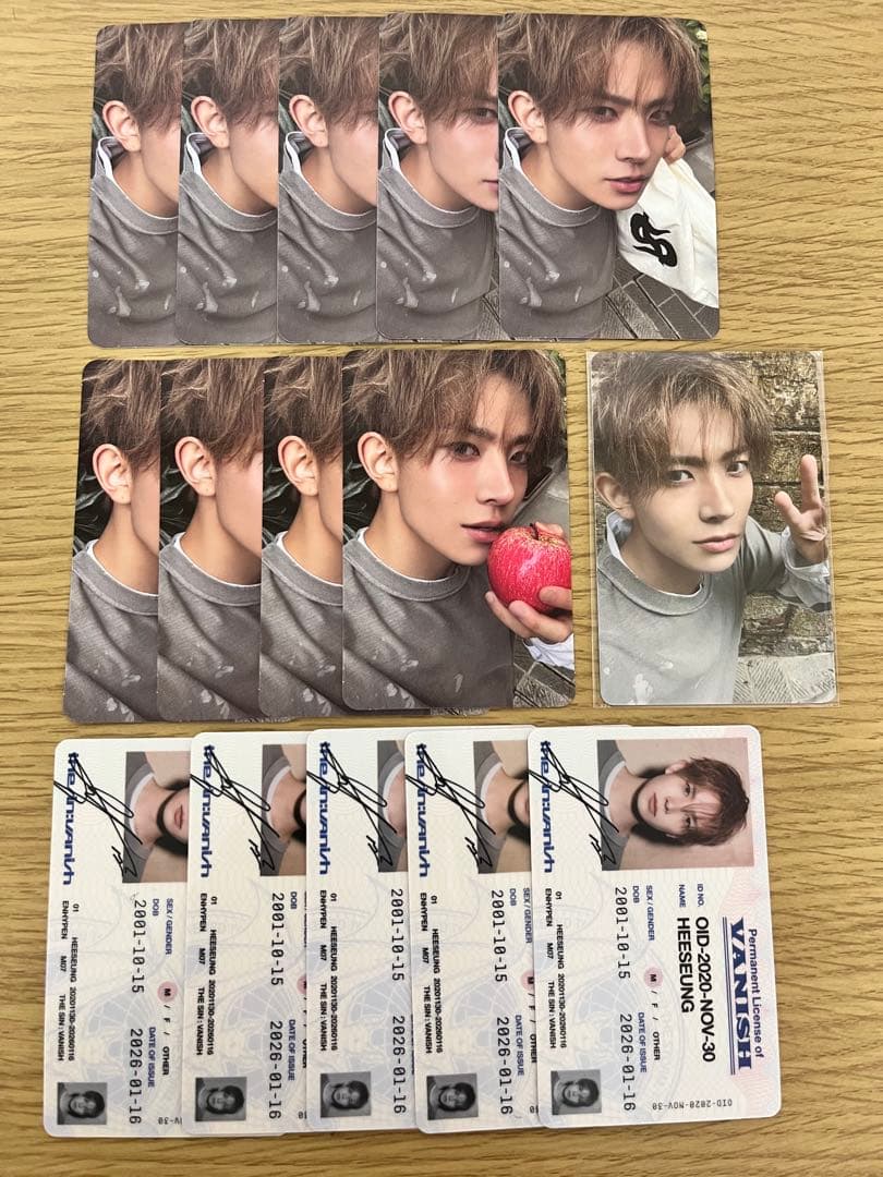 ENHYPEN ヒスントレカ THE SIN VANISH - メルカリ