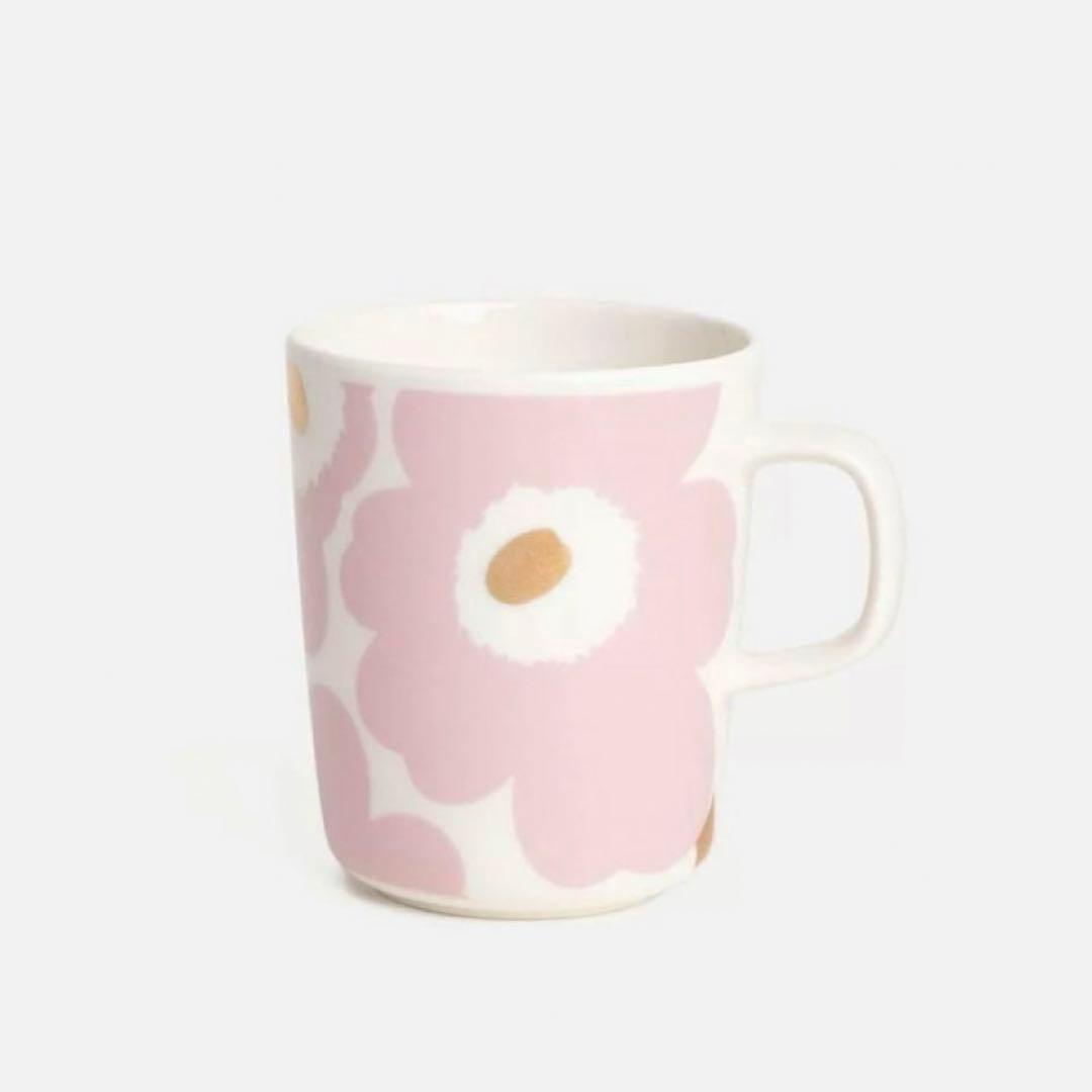 マリメッコ マグカップ ウニッコ60周年 R限定カラー ピンクゴールド