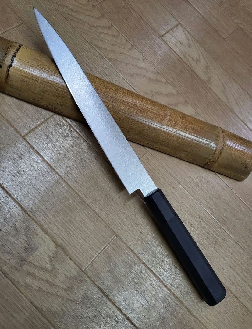 seisei!燕　柳刃包丁　八角柄　8寸24センチ