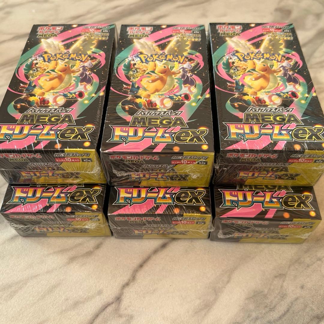 新品未開封シュリンク付き6BOX megaドリームex - メルカリ