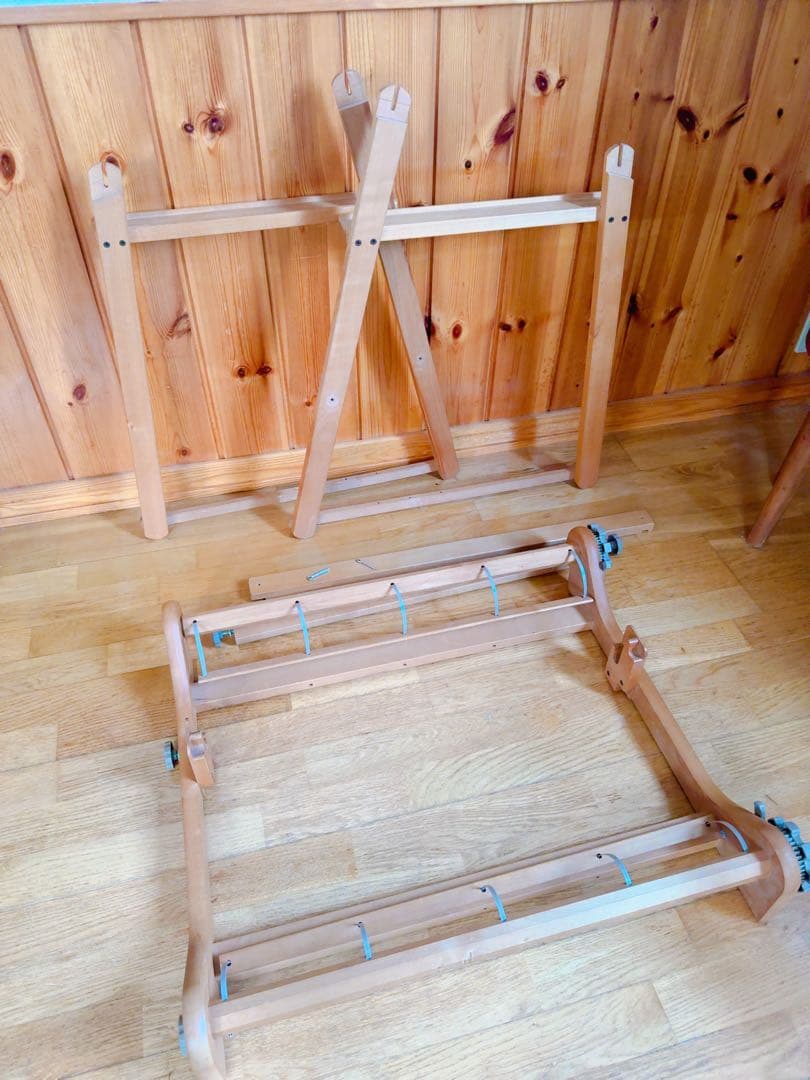 アシュフォード 織り機 60cm スタンド付き！稲垣機料の杼33,相当付