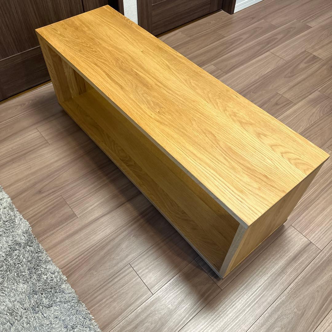 無印良品 廃盤 オーク材 テーブルベンチ