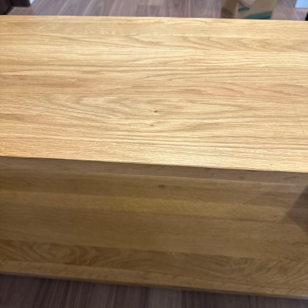 無印良品 廃盤 オーク材 テーブルベンチ