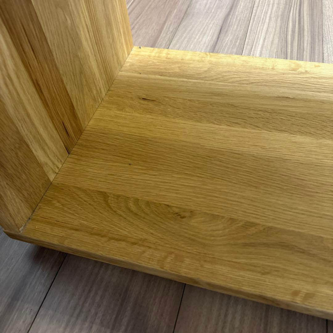 無印良品 廃盤 オーク材 テーブルベンチ