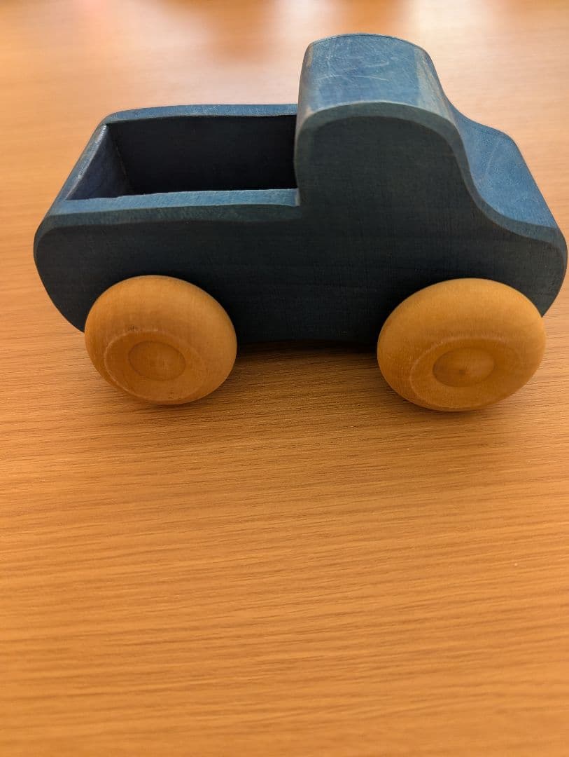 木製カラフル車おもちゃ3台セット　グリムス