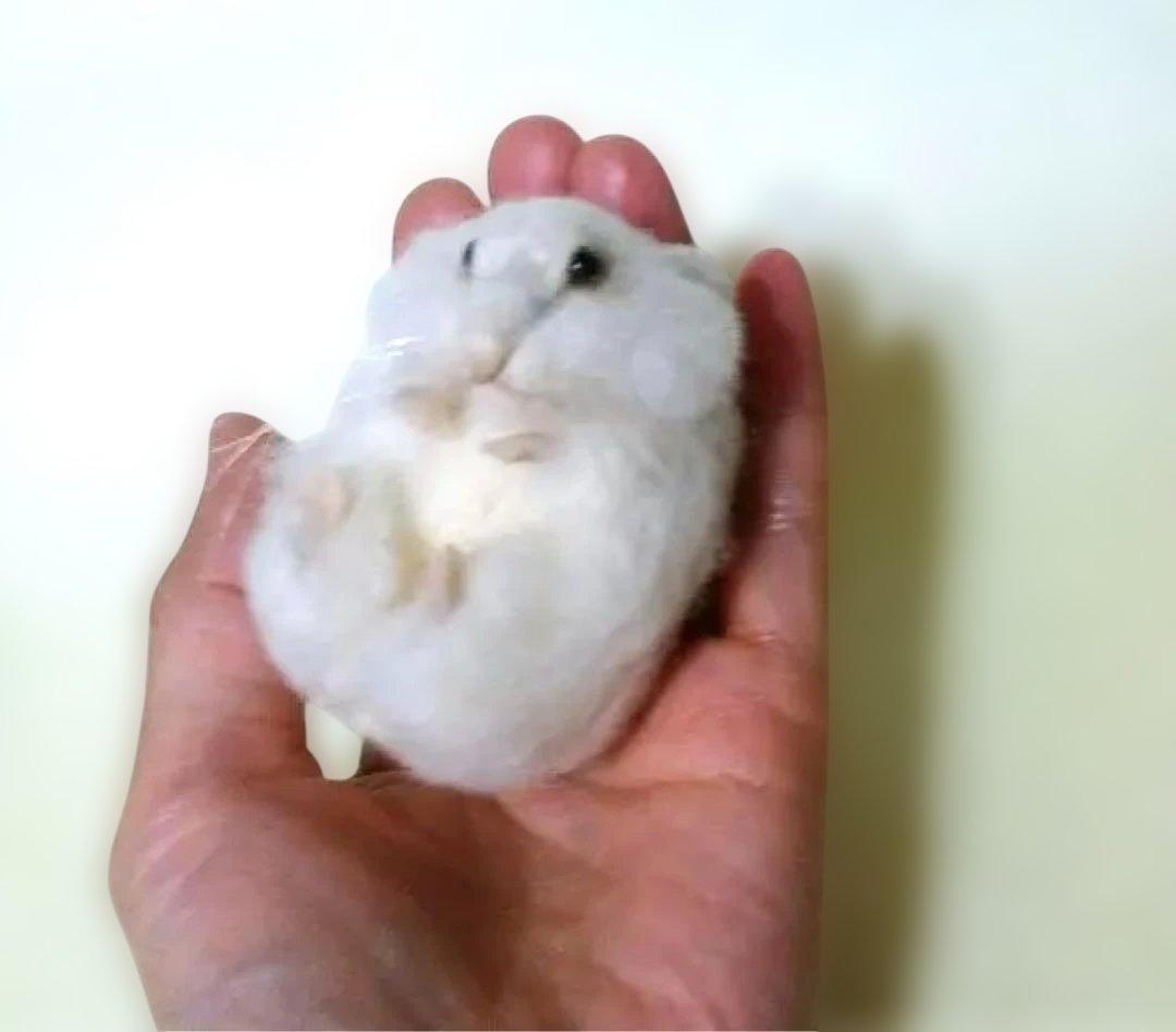 羊毛　手のひらサイズ　ねむハムちゃん　orderページ