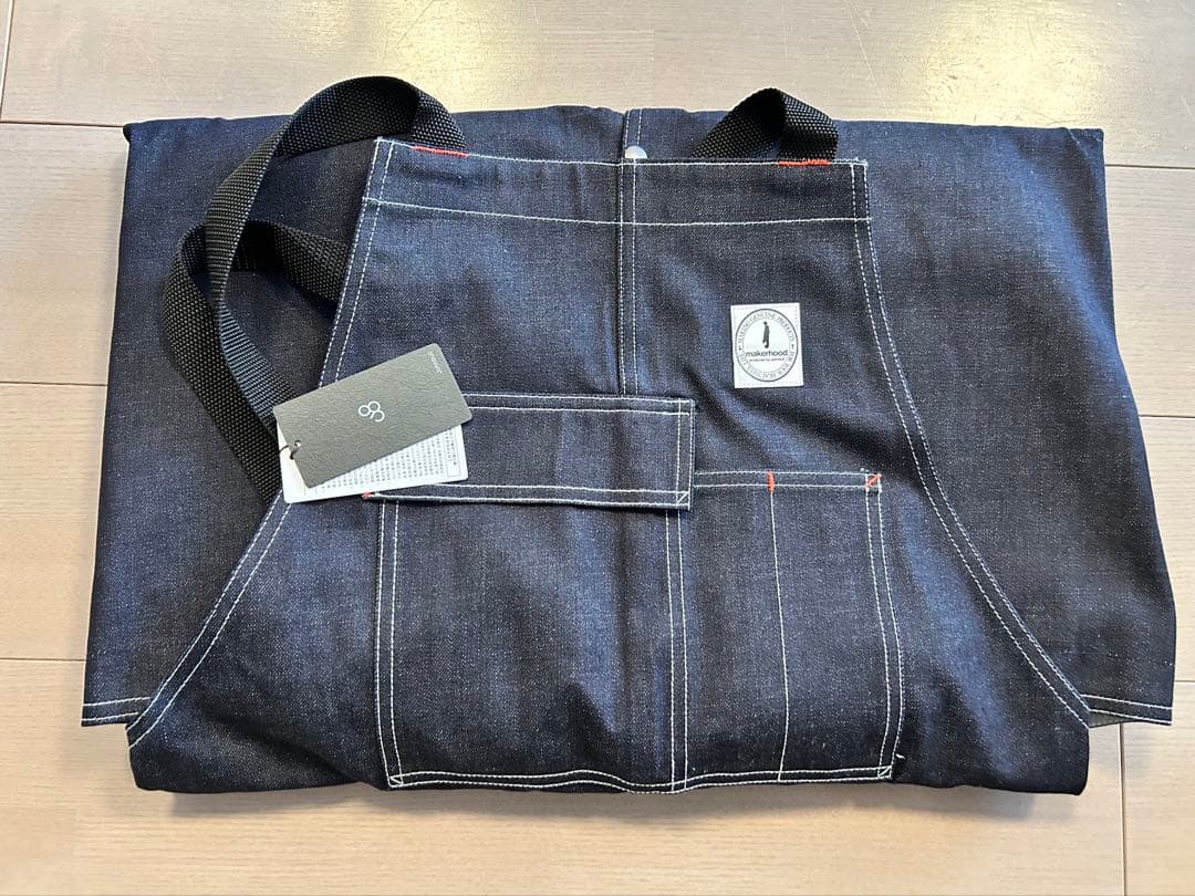 ジョンブル　デニム　エプロン