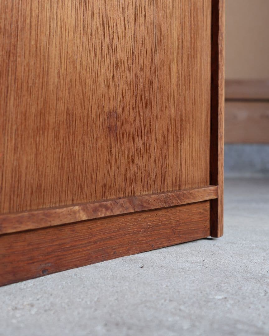 12/6(土)まで値下げ中 楢(ナラ)材の5杯小引き出し 収納棚