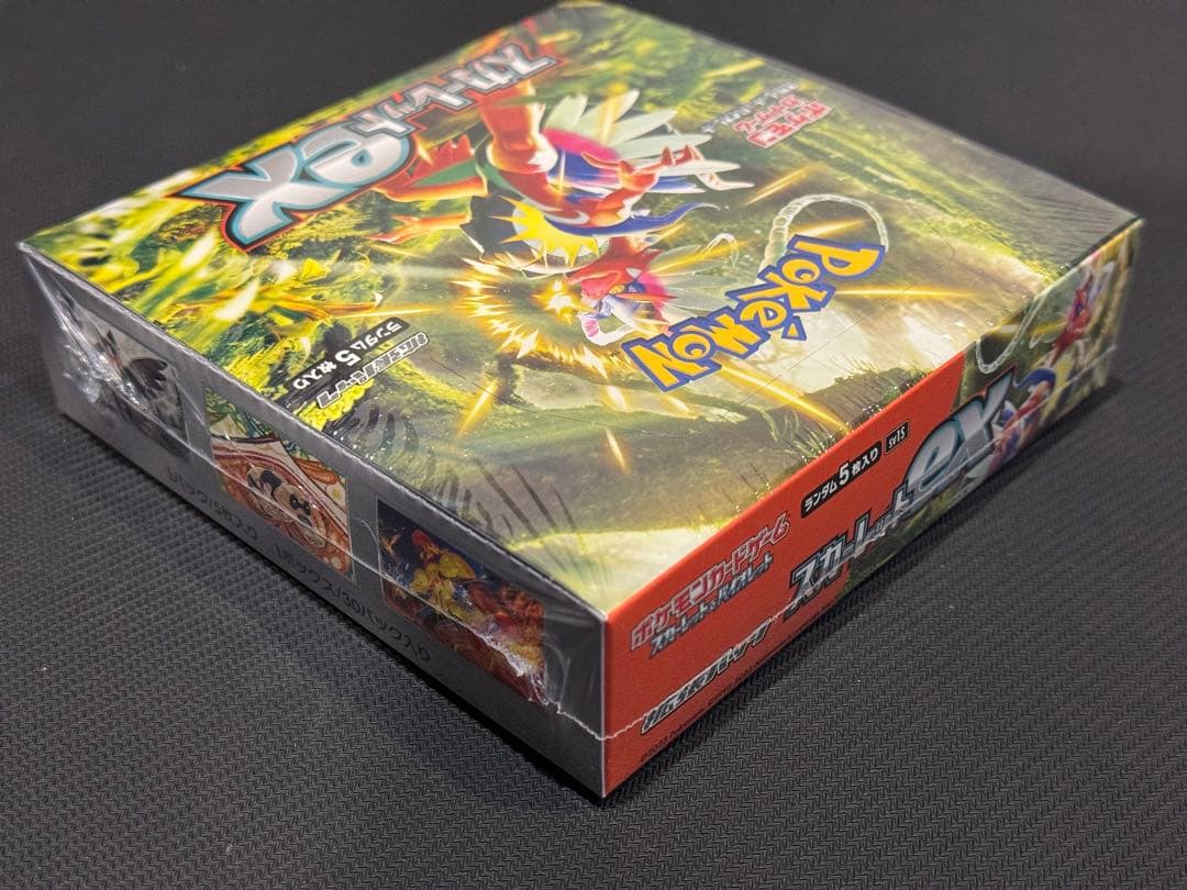 シュリンク付き新品未開封　ポケモンカード　スカーレットex　1box