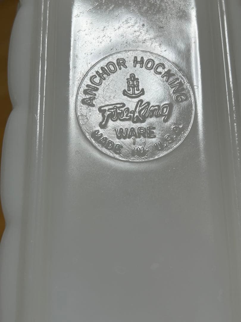 ファイヤーキング ミルクガラス ぶどう柄 プランター - メルカリ