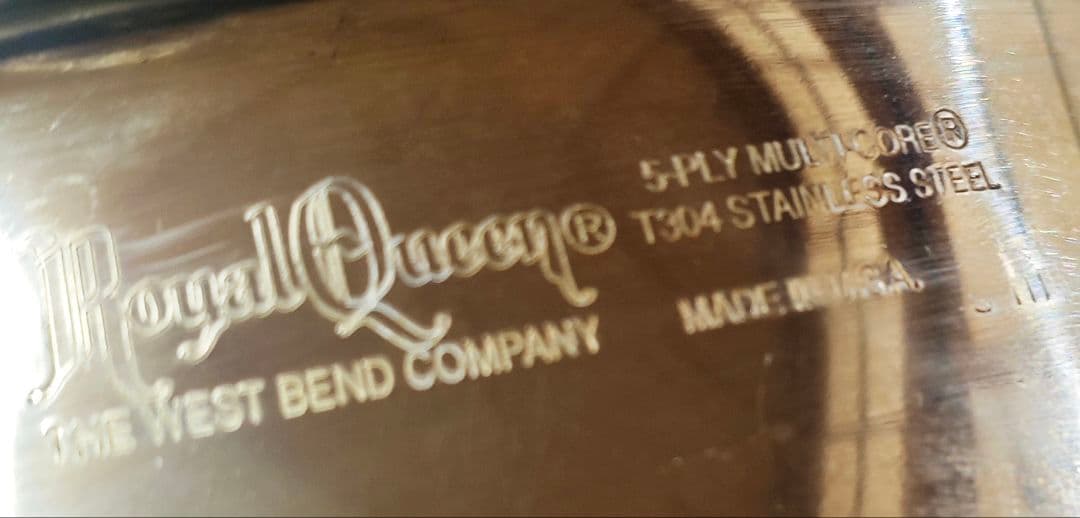 queen　ロイヤルクイーン IH対応　2QT　蓋付き　おまけ付き@